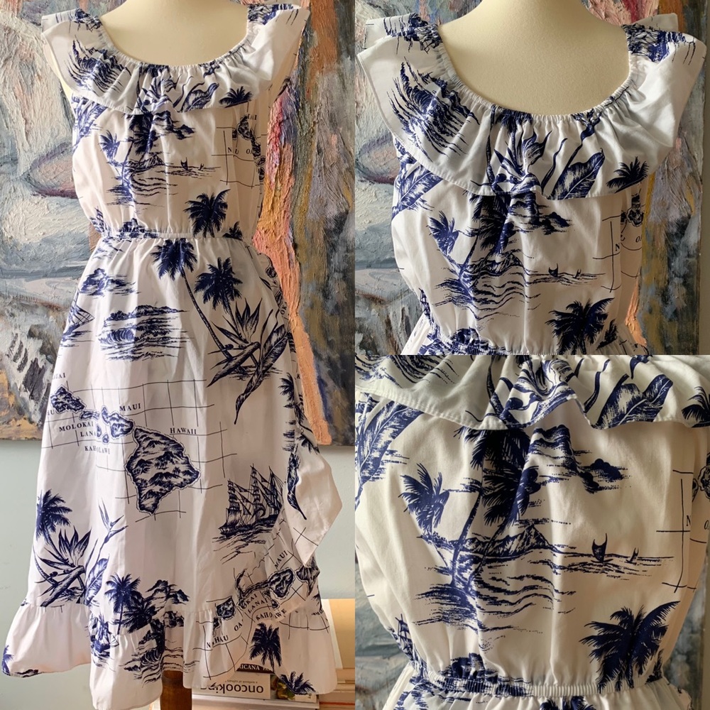 Dress / tropical ! Main Hawái  size 9